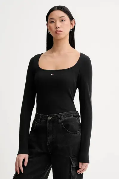 Tommy Jeans Tričko s dlouhým rukávem Tommy Jeans