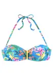 VENICE BEACH Bikinový top  modrá / zmiešané farby