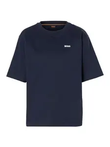 BOSS Tričko  námornícka modrá