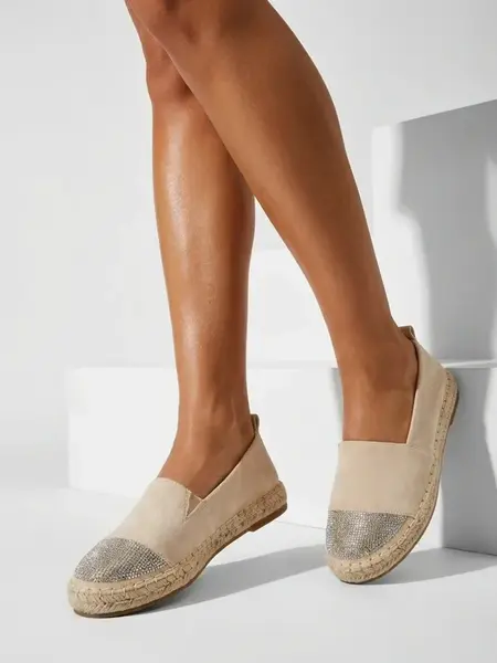 Dámské espadrilky s kamínky Avira