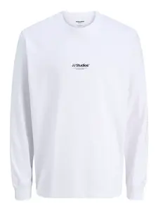 JACK & JONES Tričko  čierna / biela