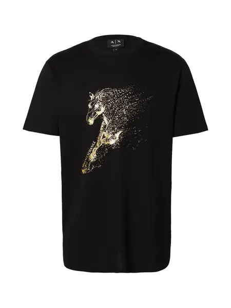 ARMANI EXCHANGE Tričko  zlatá / čierna