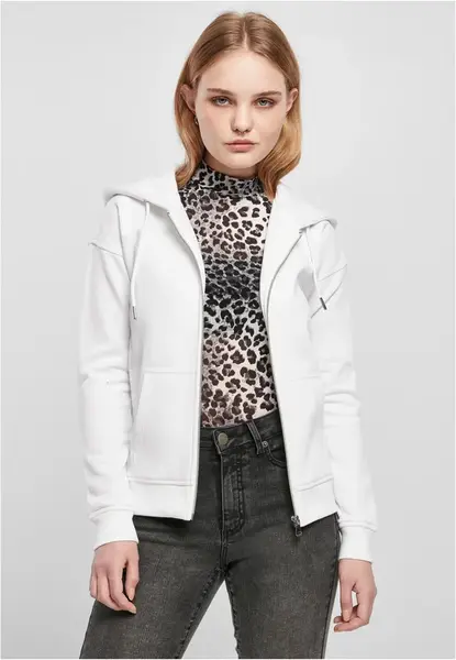 Women's classic zip-up hoodie in black