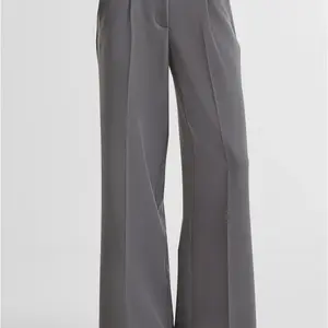 Women's wide-legged trousers grey