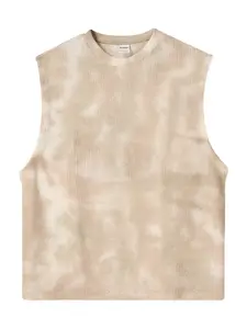 Bershka Tričko  béžová / biela