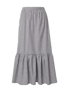 ABOUT YOU Sukňa 'Simone'  čierna / biela