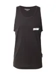 JACK & JONES Tričko 'JCOSago'  čierna / biela
