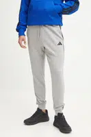 Tepláky adidas Essentials šedá barva, melanžové, JE6346