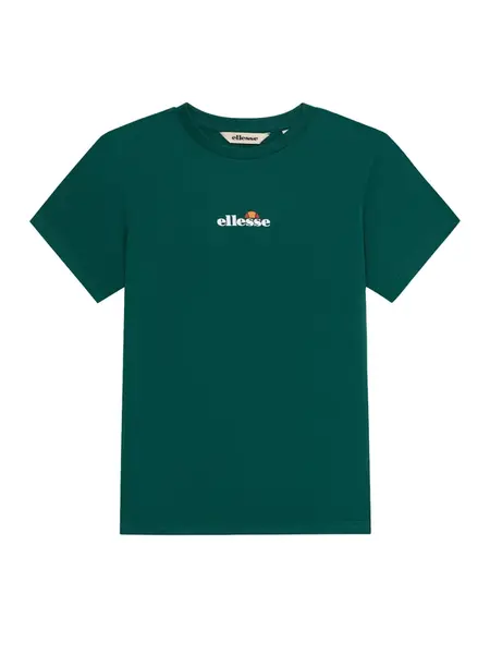ELLESSE Tričko 'Durare'  tmavozelená / biela