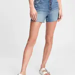 Modré dámske rifľové šortky GAP