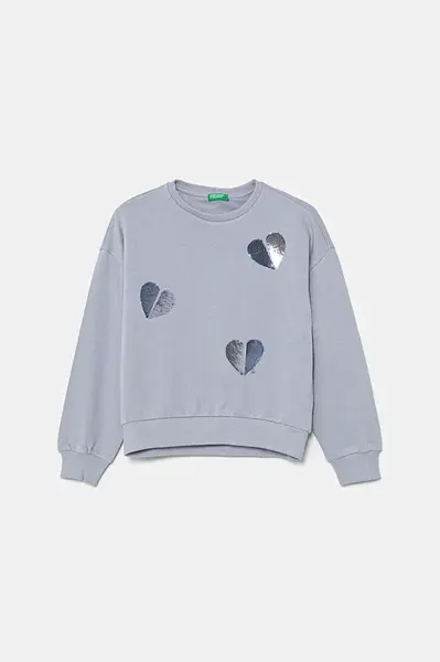 Dětská bavlněná mikina United Colors of Benetton