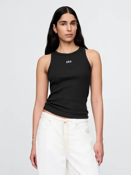 GAP Ribbed top with logo - Women's