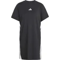 adidas 3-STRIPES TEE DRESS W Dámske šaty, čierna, veľkosť