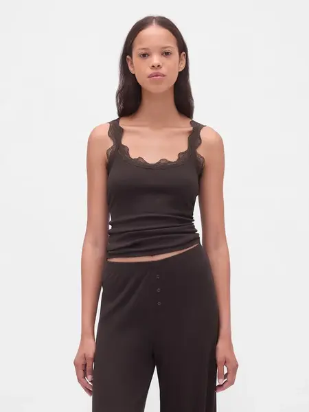 GAP pyžamový top s krajkou