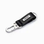 Ombre Men's key ring with snap hook - black