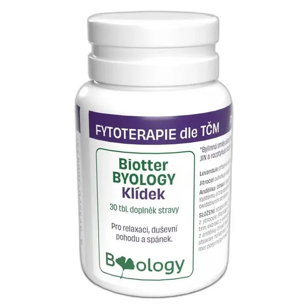 BIOTTER Byology klídek 30 tablet