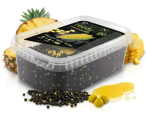 Delphin pelety reaxe ready&go pellet box + booster a nástrahy kukuřice-ananas 400 g