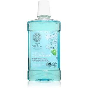 Natura Siberica Natural Mouthwash Fresh Breath & Plaque Control ústna voda pre svieži dych 520 ml