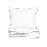 Nepremokavá posteľná bielizeň (komplet) - biela AT05007