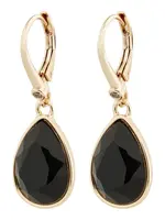 DKNY Náušnice  zlatá / čierna