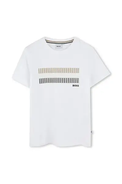 Dětské bavlněné tričko BOSS