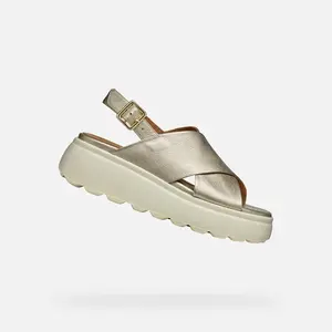 Gold Women's Sandals Geox Spherica EC4.1 S - Women's