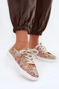 EVENTO Dámské semišové mokasíny Multicolor Kamelia
