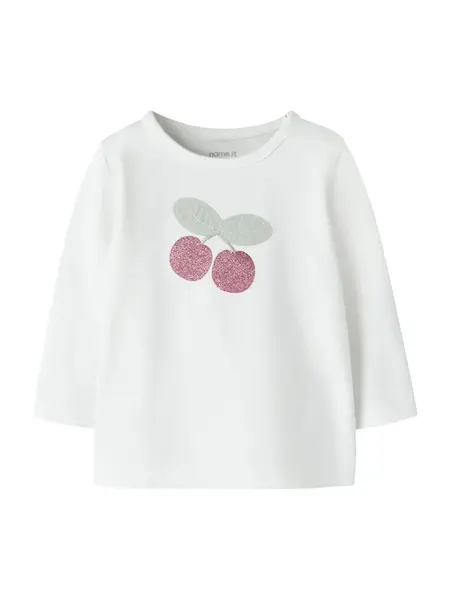 NAME IT Tričko 'NBFFRONTIE'  červená / biela