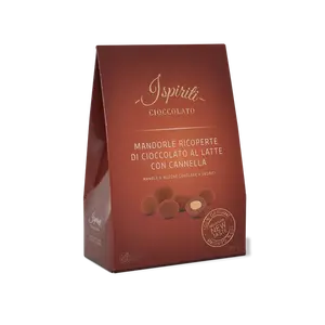ISPIRITI Mandle v mléčné čokoládě se skořicí 120 g