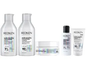Sada pro poškozené vlasy a roztřepené konečky Redken Acidic Bonding Concentrate + šampon 75 ml a péče 50 ml zdarma + dárek zdarma