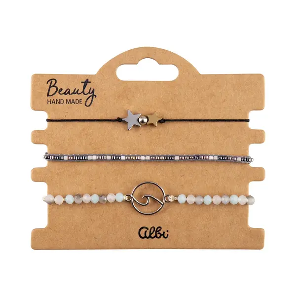 Náramky - Modrá vlna ALBI