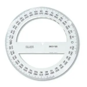 Úhloměr 360/125 transparentní