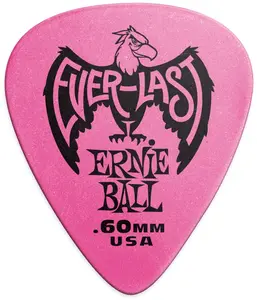 Ernie Ball Everlast Picks 0.60 Pink
