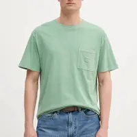 Bavlněné tričko Pepe Jeans pánské, zelená barva, PM509965