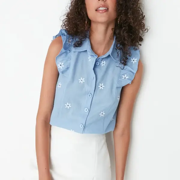 Dámská košile Trendyol Ruffle