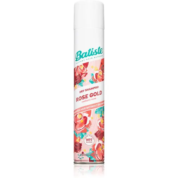 Batiste Rose Gold suchý šampón pre zväčšenie objemu vlasov 350 ml