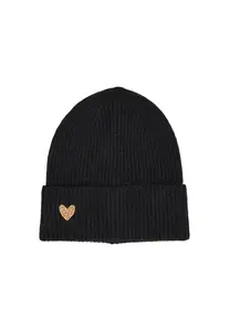 Čepice Pieces s ozdobným srdíčkem