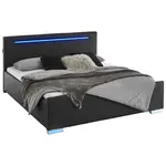 Boxxx ČALOUNĚNÁ POSTEL, 180/200 cm, černá