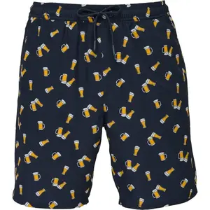 AQUOS MALS Pánske plavecké šortky, tmavo modrá, veľkosť