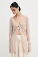 Kardigan Sisley dámský, béžová barva, 106CM602K