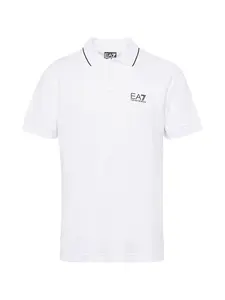 EA7 Emporio Armani Tričko  čierna / biela