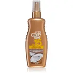 Avon Care Sun + Bronze ochranný suchý olej na opaľovanie SPF 15 150 ml