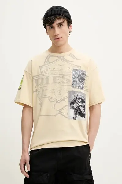 Bavlněné tričko Diesel T-BOXT-SLITS-R8 T-SHIRT