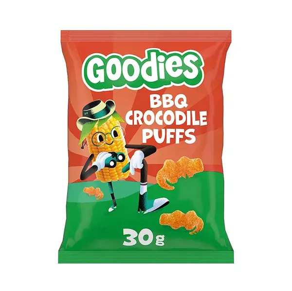 GOODIES Křupky krokodýli BBQ 30 g