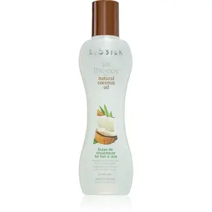 Biosilk Silk Therapy Natural Coconut Oil bezoplachová hydratační péče na vlasy a tělo 167 ml