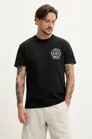 Bavlněné tričko Tommy Jeans černá barva, s potiskem, DM0DM20813
