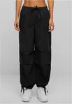 Women's Cargo Parashute Pants - Black