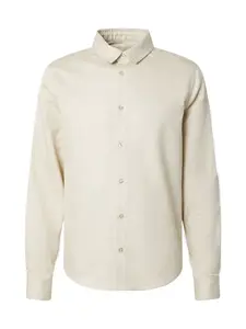 DAN FOX APPAREL Košeľa 'Antonio'  šedobiela