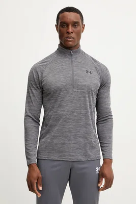 Tréninková mikina Under Armour Tech Textured šedá barva, 1382797
