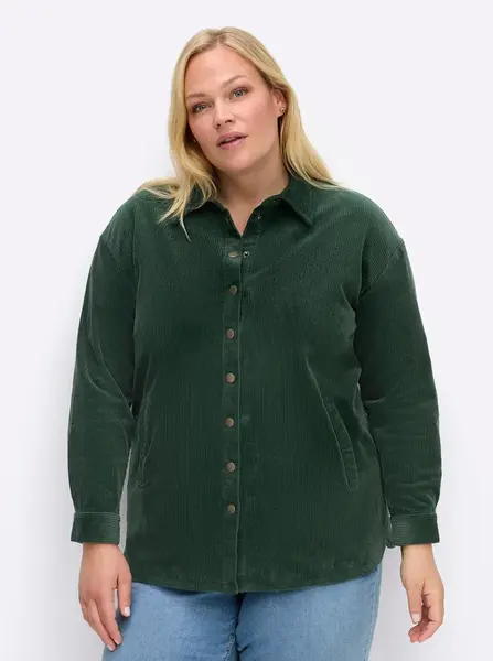 SHEEGO Blúzka  tmavozelená